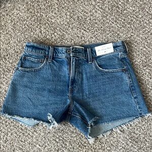 Abercrombie Women’s Blue Denim Cutoff Shorts